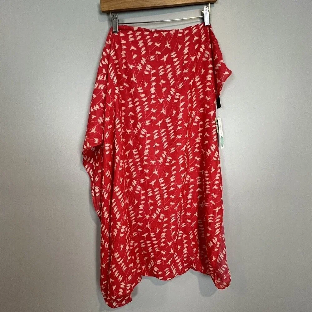 Stitch Fix Octavia Infinity Scarf Henry Birds on Branch‎ Coral New NWT